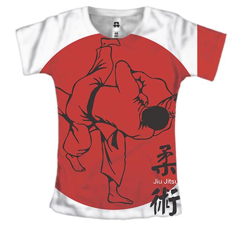 Женская 3D футболка Jiu Jitsu