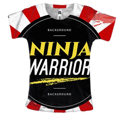 Жіноча 3D футболка Ninja Warrior