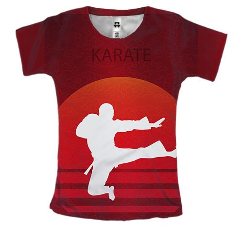 Женская 3D футболка Karate