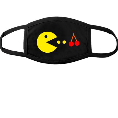 Тканинна маска для обличчя Pacman з вишнею