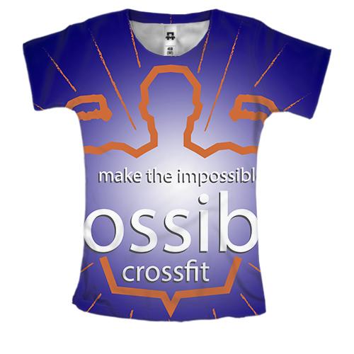 Женская 3D футболка CROSSFIT Possible