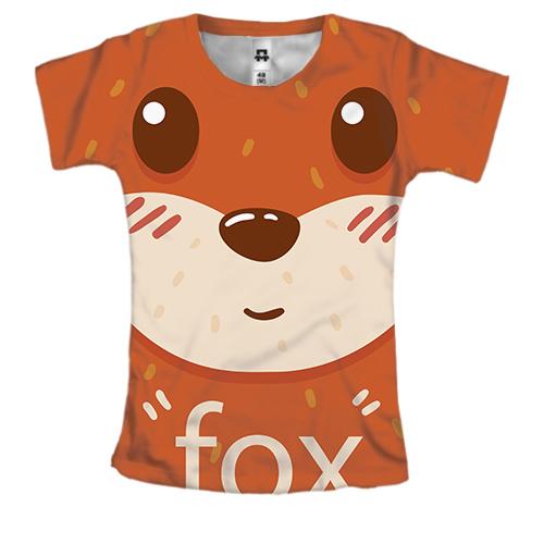 Жіноча 3D футболка Fox