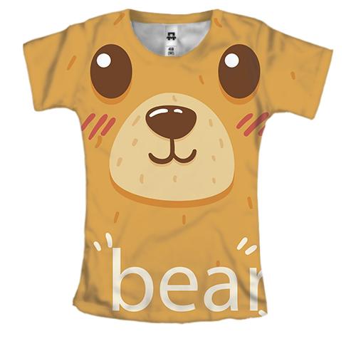 Жіноча 3D футболка Bear