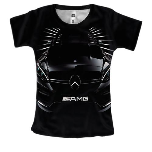 Жіноча 3D футболка Mercedes AMG ART