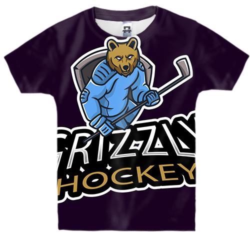 Дитяча 3D футболка Grizzly Hockey