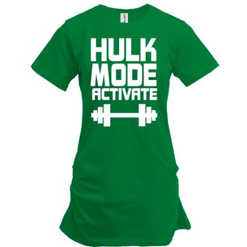 Подовжена футболка Hulk Mode Activate