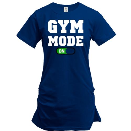 Удлиненная футболка Gym Mode On