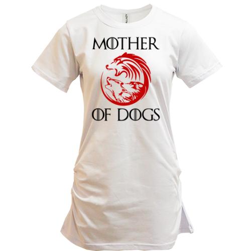 Удлиненная футболка Mother of Dogs 2