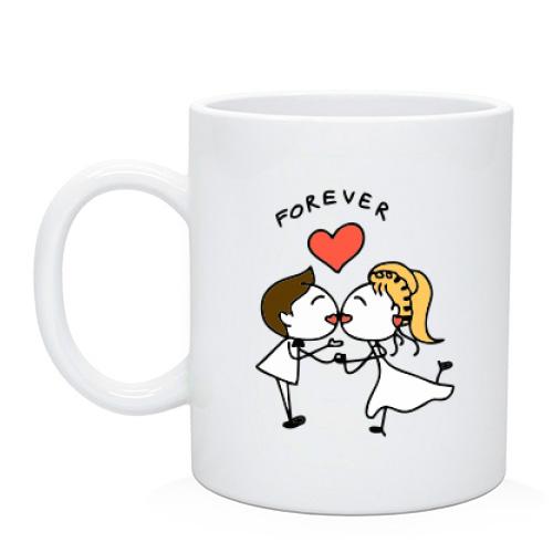 Чашка Kissing Couple Forever