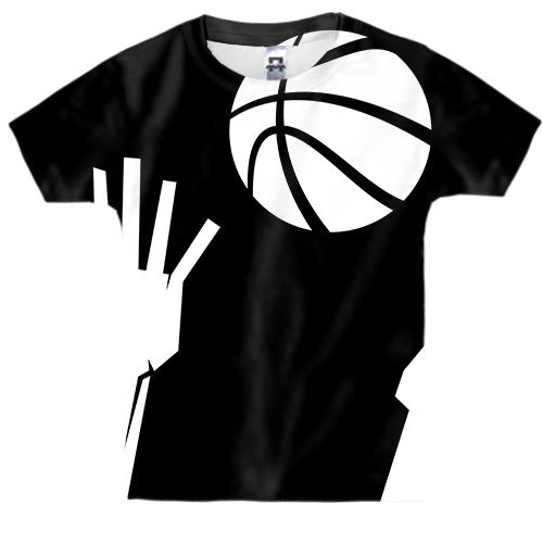 Детская 3D футболка Basketball hand