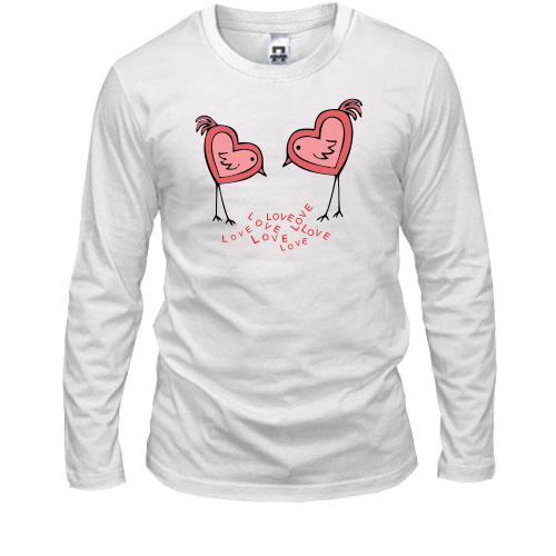 Лонгслив Love Birds