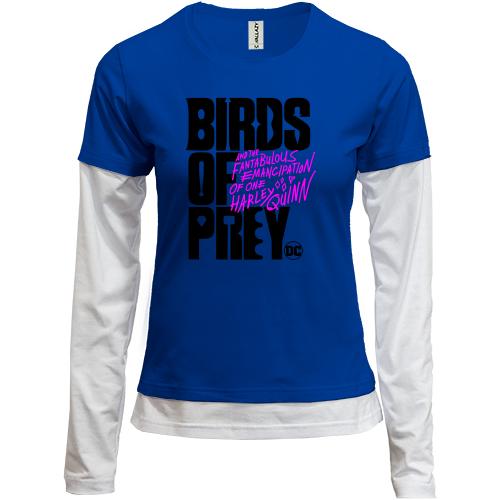 Комбинированный лонгслив Birds of Prey DC