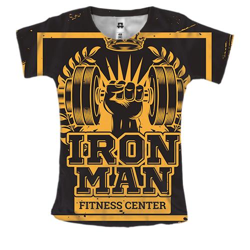 Женская 3D футболка Iron Man