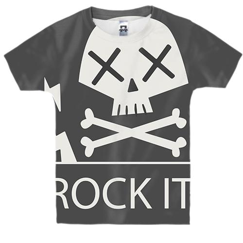 Дитяча 3D футболка Rock it