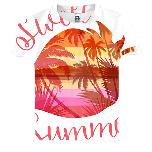 Дитяча 3D футболка Sweet Summer