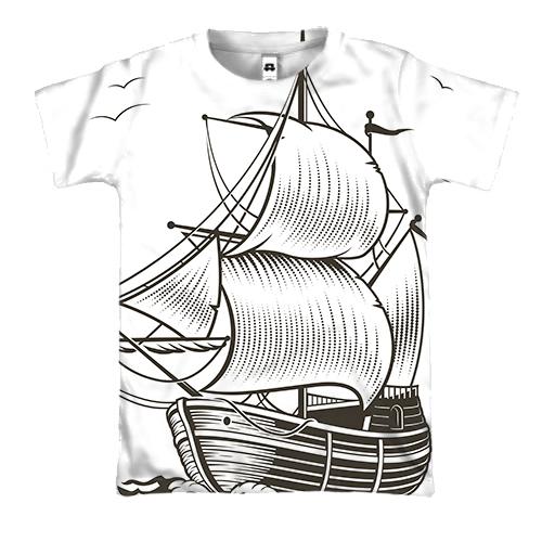 3D футболка Ship Graphics