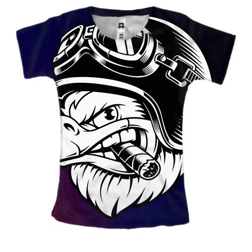 Жіноча 3D футболка Eagle pop art