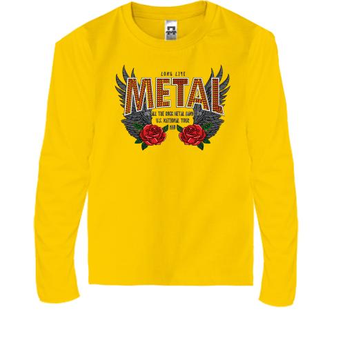 Детский лонгслив METAL