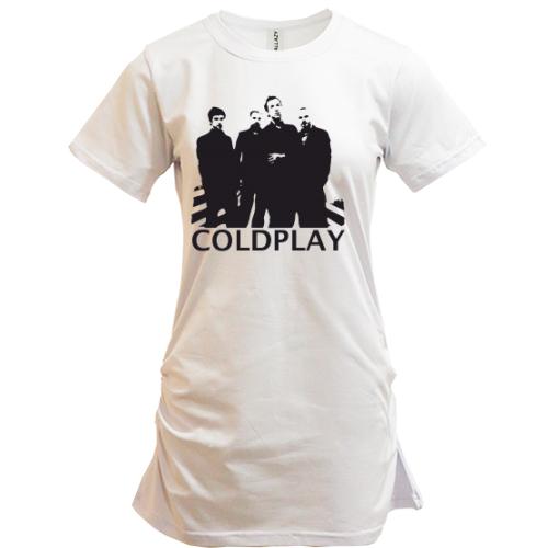 Подовжена футболка Coldplay