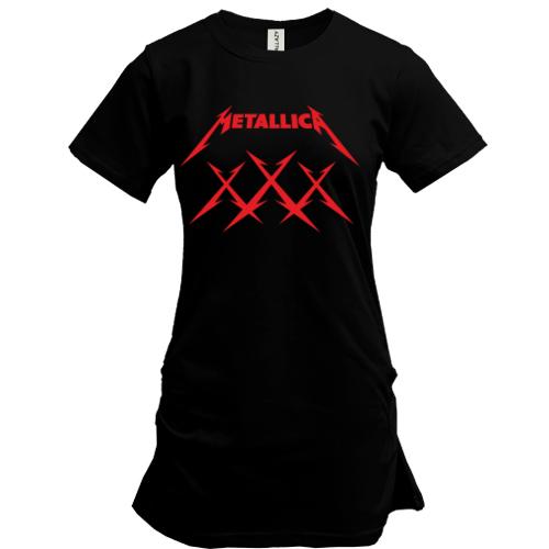 Подовжена футболка Metallica 5