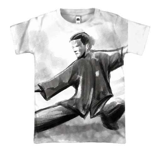 3D футболка Kung Fu Illustration