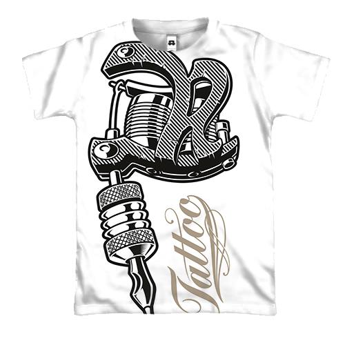 3D футболка Tattoo machine