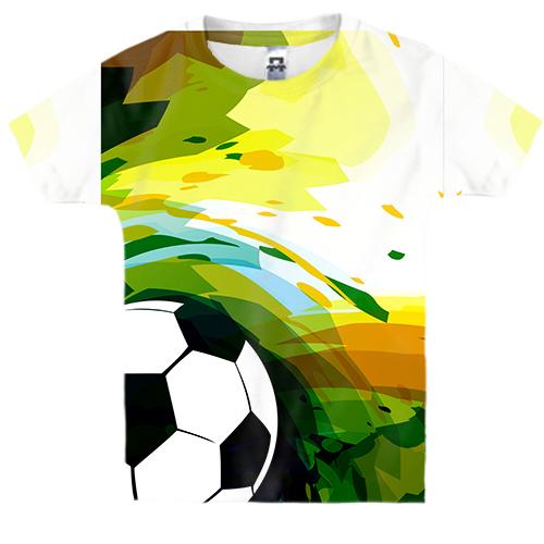 Дитяча 3D футболка Football Art