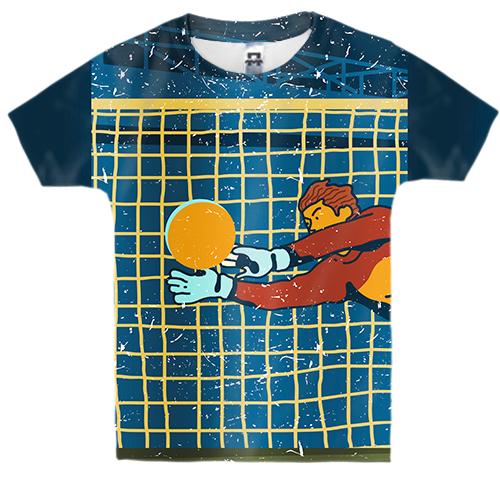 Детская 3D футболка Goalkeeper Art