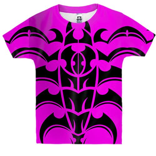 Дитяча 3D футболка Tattoo patterns