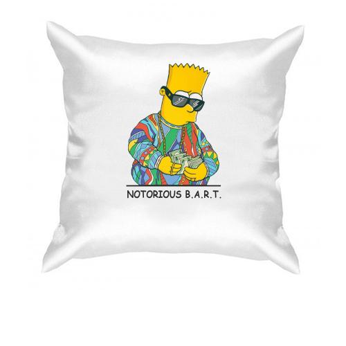 Подушка с модным Бартом Симпсоном (Notorious Bart)