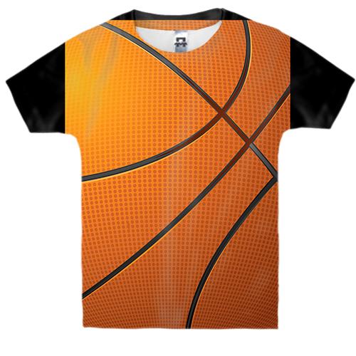 Детская 3D футболка Big Basketball pattern