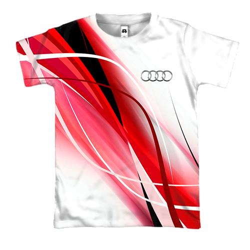 3D футболка Audi (абстракция)
