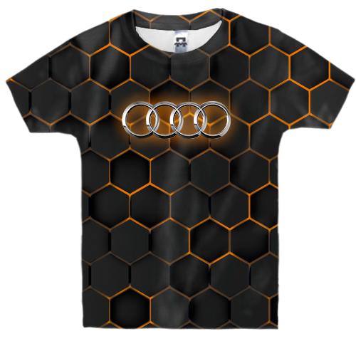 Дитяча 3D футболка Audi Fire Armor