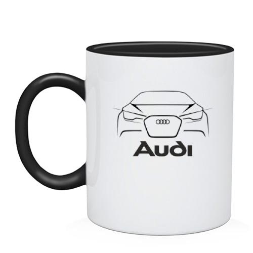 Чашка Audi (силует)
