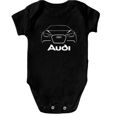 Детский боди Audi (силуэт)