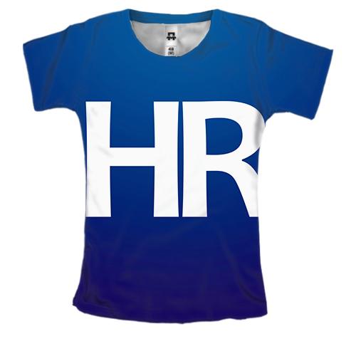 Женская 3D футболка HR