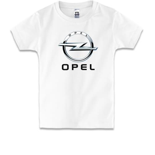 Детская футболка Opel logo