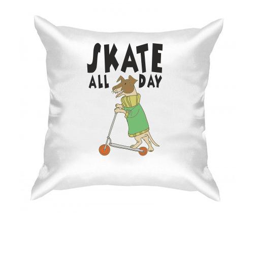 Подушка Skate all day