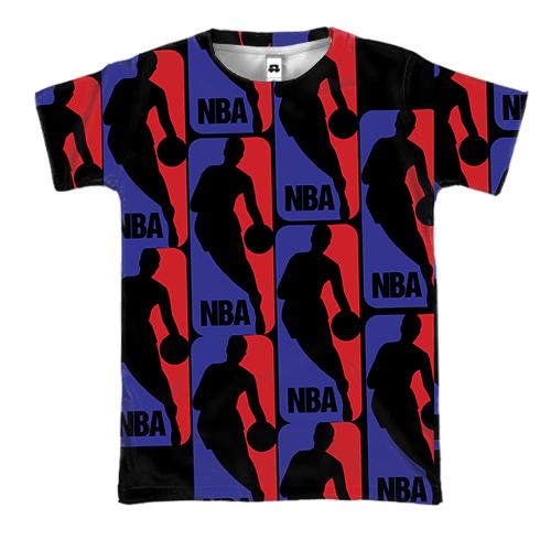 3D футболка NBA pattern