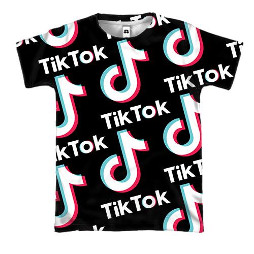 3D футболка Tik Tok pattern