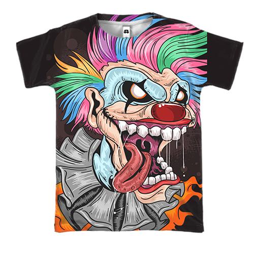 3D футболка Crazy Clown
