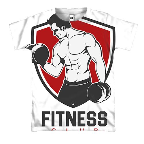 3D футболка Fitness Club.