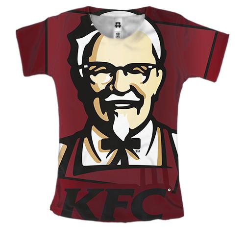 Женская 3D футболка KFC