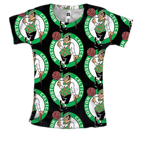 Женская 3D футболка Boston Celtics