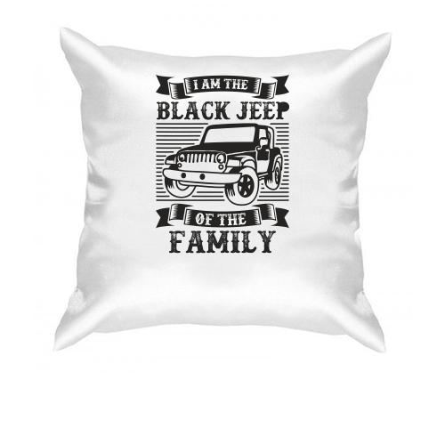 Подушка Black jeep family