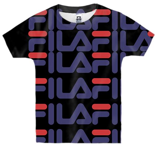 Дитяча 3D футболка FILA pattern