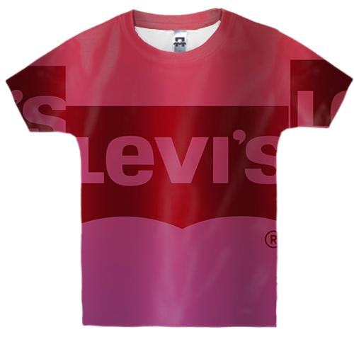 Детская 3D футболка Levi's pattern