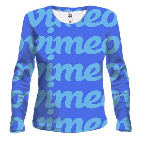 Жіночий 3D лонгслів з Vimeo