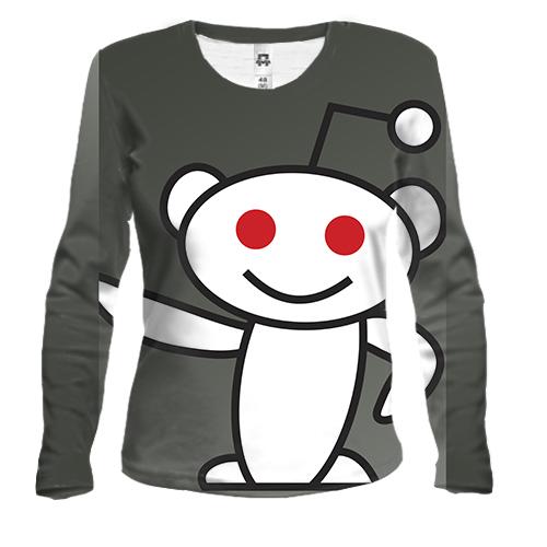 Женский 3D лонгслив Reddit