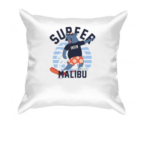 Подушка Surfer Malibu Bear
